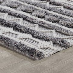 Tonopah 2.6'x8' Indoor Outdoor  Sustainable Fabric Handwoven Ivory Accent Rug