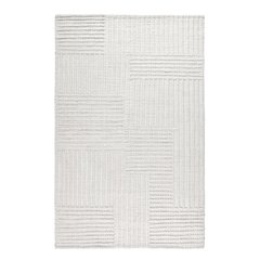 Clayton 8'x10' Recycled Fabric Handwoven Sustainable Ivory Accent Area Rug