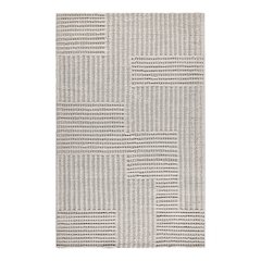 Clayton 5'x8' Recycled Fabric Handwoven Sustainable Gray Accent Area Rug