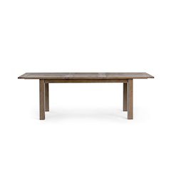 Driftwood 71-94" Ext Dining Table Distressed Brown