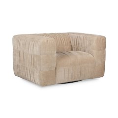 Afeela Upholstered Fabric Swivel Chair