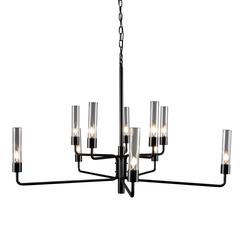 Maddy 10-light Iron and Glass Chandelier, by Kosas  Home