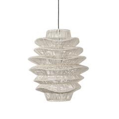 Barlow 1-Light Rattan Woven Pendant By Kosas Home
