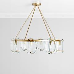 Gina 8-Light Gold Chandelier