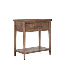 Ciaria 1 Drawer End Table Brown by Kosas Home