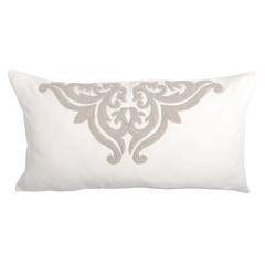 Kent 100% Cotton Embroidered King Sham by Kosas Home, Ivory
