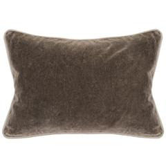 Kosas Home Harriet Velvet 14-inch x 20-inch Rectangular Throw Pillow, Brown