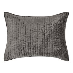 Dimitry 100% Rayon Velvet Desert Brown Standard Sham by Kosas Home