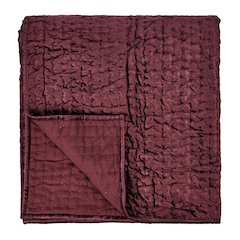 Bari Velvet Fabric Port Queen Quilt
