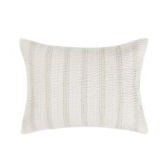 Abraham Cotton Linen Eggshell Beige Standard Sham