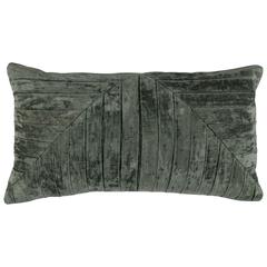 Laurant 100% Velvet 14"x26" Throw Pillow in Green by Kosas Home