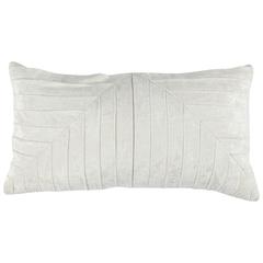 Laurant 14"x 26" Velvet Throw Pillow in Ivory by Kosas Home