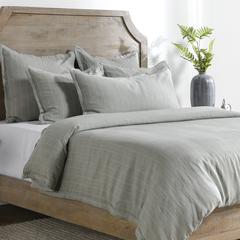 Kingston 100% Linen King Duvet , Sage Green
