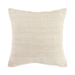 Halter 22" Woven Jute Throw Pillow , Ivory