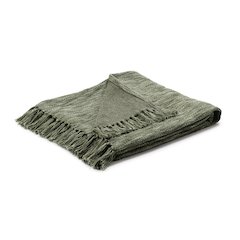 TC Sharma Cedar Green Throw Blanket 50"x70"