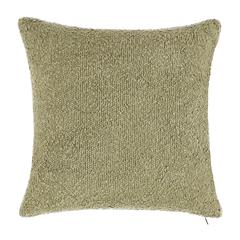 Sava 22" Cotton Blend Throw Pillow, Wheat Green