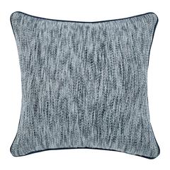 Sharma 22" Cotton Blend Throw Pillow, Blue