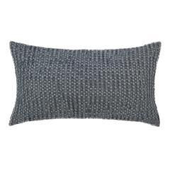 Colorman Cotton Linen Blend Fabric Marina Blue King Sham