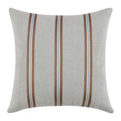 Eddie 24" Cotton Linen Blend Throw Pillow, Green