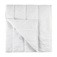 Rowen Sustainable Fabric Cloud White King Quilt