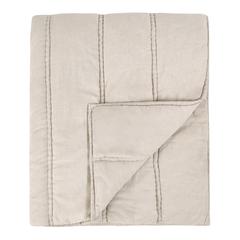 Rowen Sustainable Fabric Beige King Quilt