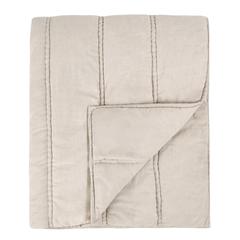 Rowen Sustainable Fabric Beige Queen Quilt
