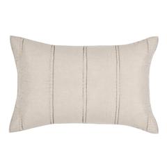Rowen Sustainable Fabric Beige King Sham