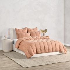 Rowen Sustainable Fabric Clay King Quilt Set