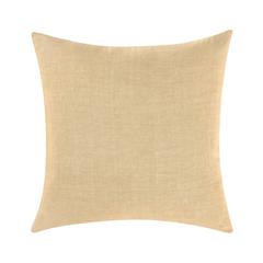 Paloma Hemp Fabric Ochre Amber Euro Sham
