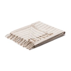Linna 100% Cotton Ivory 50"x70" Throw Blanket