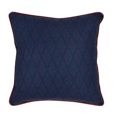 Indoor/Outdoor Gulf Dark Blue/Red 22x22