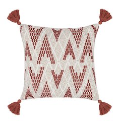 Indoor/Outdoor Sanibel Natural/Clay Red 20x20
