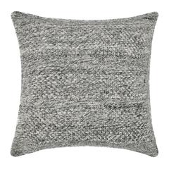 Ford 24" Recycled Fabric Throw Pillow, Gray