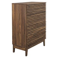 Brown 4-Drawer Chest with Modern Design and Durable Build