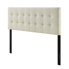 Upholstered Queen Headboard with Fabric Cover and Padded Design for Comfort