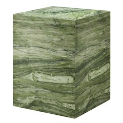 Concrete outdoor side table with modern design and versatile use