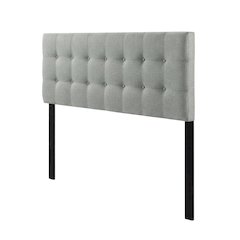 Upholstered Fabric Queen Headboard with Padded Design and Durable Frame