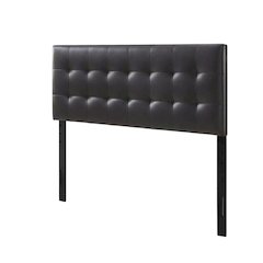 Upholstered Vinyl Full Headboard with Plush Padding and Sleek Design