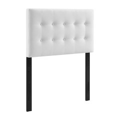 Biscuit Tufted Twin Headboard in Performance Velvet with Soft Upholstery