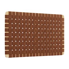 Vegan Leather Twin Headboard Wall-Mount withTexture and Durable Finish