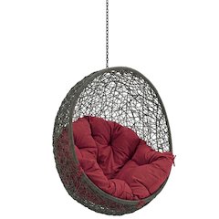 Outdoor Patio Chair With Comfortable Cushion And Modern Design