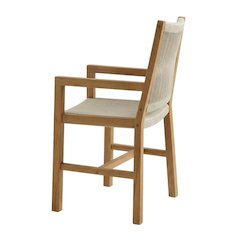 Outdoor Dining Armchairs Set Of 2 With Teak And Rope Detailing
