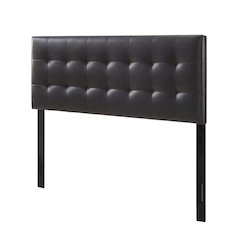 Upholstered Vinyl King Headboard with Elegant Padded Design and Durable Finish