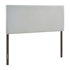 Upholstered Queen Headboard in Neutral Fabric, Durable Frame, Stylish Design
