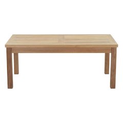 Teak Outdoor Coffee Table With Rectangular Design And Durable Finish