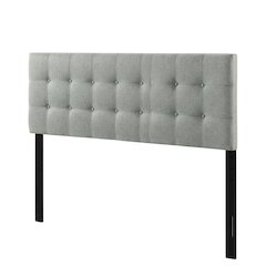 Upholstered Fabric King Headboard with Elegant Design and Sturdy Frame