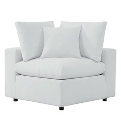 Outdoor Patio Corner Chair With Cushioned Seating And Sturdy Frame
