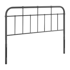 Metal King Headboard with Sturdy Frame and Sleek Minimalist Design