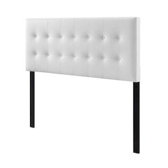 Upholstered Vinyl Full Headboard with Stylish Design and Durable Build