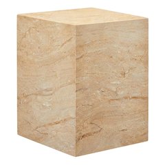 Square Concrete Side Table For Indoor And Outdoor Use With Modern Design